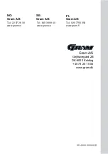 Preview for 113 page of Gram FS 4316-90 N X/1 User Manual