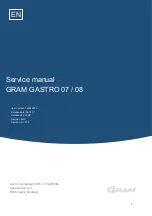 Gram Gastro 07/08 Service Manual preview