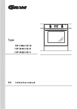 Gram IOP 20662-92 B Instruction Manual preview