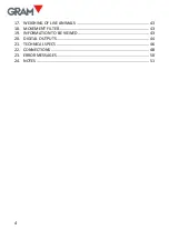 Preview for 4 page of Gram K3 SERIES Operation Manual