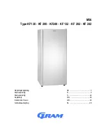 Preview for 1 page of Gram KF 132 Instructions For Use Manual