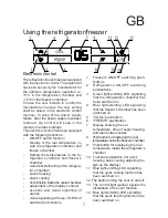 Предварительный просмотр 7 страницы Gram KF 310-01 Instructions For Use Manual