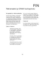 Preview for 56 page of Gram KF 310-01 Instructions For Use Manual