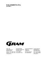 Preview for 20 page of Gram KF 318 Instructions For Use Manual