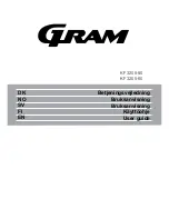 Предварительный просмотр 1 страницы Gram KF 3205-60 User Manual