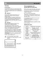 Preview for 12 page of Gram KF 6376-90 FN User Manual