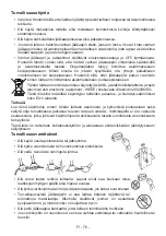 Preview for 77 page of Gram KS 441862/1 Instruction Booklet