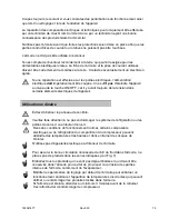 Preview for 72 page of Gram SF 930 Instructions For Use Manual