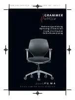 Предварительный просмотр 1 страницы GRAMMER OFFICE PUMA Series Operating Instructions Manual