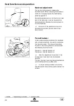 Preview for 28 page of Grammer ACTIMO XL Operating Instructions Manual