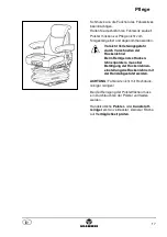 Preview for 17 page of Grammer MSG95EAC/741 Operating Instructions Manual