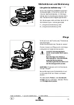 Preview for 15 page of Grammer PRIMO EL Plus Operating Instructions Manual