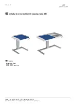 Предварительный просмотр 1 страницы Granberg Changing table 333 Installation Instructions