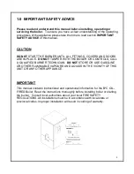 Предварительный просмотр 3 страницы Granby B*C-3 sections Installation, Operation And Service Manual