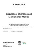 Preview for 1 page of Granby Comet 145 Installation, Operation And Maintenance Manual