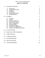 Preview for 2 page of Granby Comet 145 Installation, Operation And Maintenance Manual