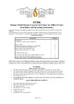 Grand Canyon Gas Logs GCRK Installation And Operating Instructions Manual preview