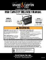 Preview for 1 page of Grand Canyon Gas Logs HCMVQMKLP Installation & Owner'S Manual