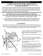 Предварительный просмотр 6 страницы Grand Canyon Gas Logs HCMVQMKLP Installation & Owner'S Manual