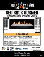 Preview for 1 page of Grand Canyon Gas Logs LDB24B-EN Installation And Operation Manual