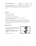 Предварительный просмотр 8 страницы Grand Cru 36D Instruction Manual