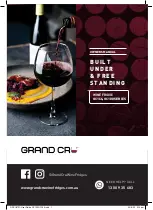 Grand Cru GC166 Series Owner'S Manual preview