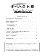 Preview for 3 page of Grand Design IMAGINE AIM 2023 Owner'S Manual