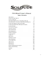 Preview for 5 page of Grand Design Solitude 2017 Owner'S Manual