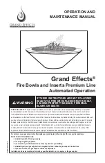 GRAND EFFECTS 100 Operation And Maintenance Manual предпросмотр