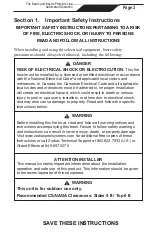 Preview for 3 page of GRAND EFFECTS 100 Operation And Maintenance Manual