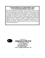 Preview for 14 page of GRAND EFFECTS 100A Installation Manual