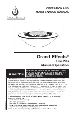 Preview for 1 page of GRAND EFFECTS FPGCORCOP40 Operation And Maintenance Manual