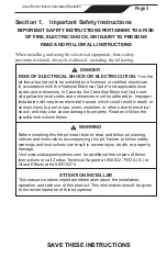 Preview for 3 page of GRAND EFFECTS LIAUT24xxIM Operation And Maintenance Manual