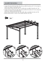 Предварительный просмотр 20 страницы GRAND RESORT 10x12 Add-A-Room Gazebo with Netting Use And Care Manual