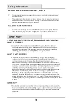 Preview for 3 page of GRAND RESORT D71 M18572 Use And Care Manual