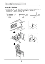 Preview for 7 page of GRAND RESORT D71 M18572 Use And Care Manual