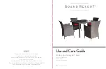 GRAND RESORT D71 M20177 Use And Care Manual preview