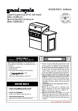 Grand Royale HGI08ALP-1 Operator'S Manual preview