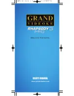 Preview for 1 page of GRAND VIDEOKE RHAPSODY 3 PRO User Manual