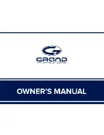 Grand Golden Line G240 Owner'S Manual preview