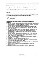 Preview for 2 page of Grandbeing EX0101-U50 Operating Instructions Manual