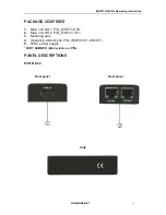 Preview for 4 page of Grandbeing EX0101-U50 Operating Instructions Manual