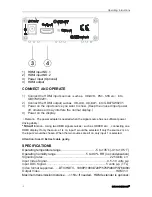 Preview for 4 page of Grandbeing GB07SW0201 Operating Instructions Manual