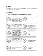 Preview for 6 page of Grandbeing MX0808-311 Operating Instructions Manual