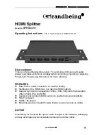 Grandbeing SP0104-311 Operating Instructions Manual preview