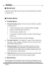 Preview for 8 page of Grandbeing Vision HD SP0108-U01 Operating Instructions Manual