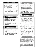 Preview for 2 page of GrandCafe C3906ALP Operator'S Manual