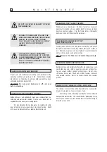 Preview for 18 page of Grandhall 5009XB Operating And Assembly Instruction Manual