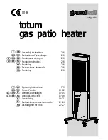 Grandhall totum gas patio heater Assembly Instructions Manual preview