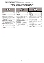 Предварительный просмотр 3 страницы grandimpianti EME 5 Instructions For Installation And Use Manual